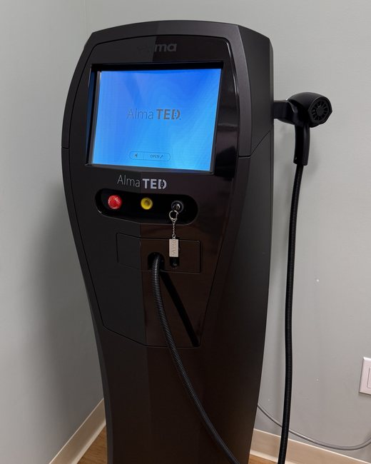 Alma TED hair restoration machine at Mar Essence Med Spa Hicksville NY